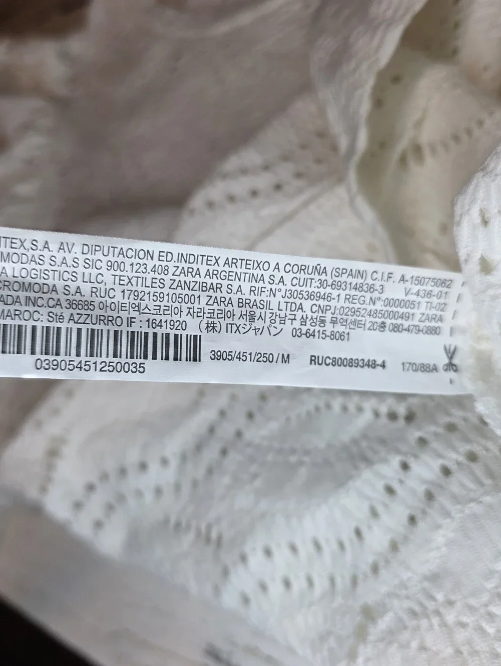 Zara beautiful white